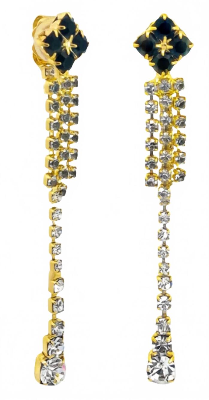 NEW TOVA women's eclaire earrings in gold